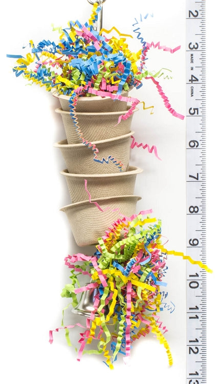 Mini Wiggler Cup Forager by Cheep Thrills Bird Toys