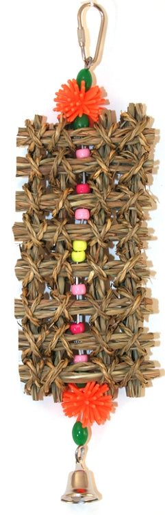 Natural Birdie Waffle by Cheep Thrills Bird Toys