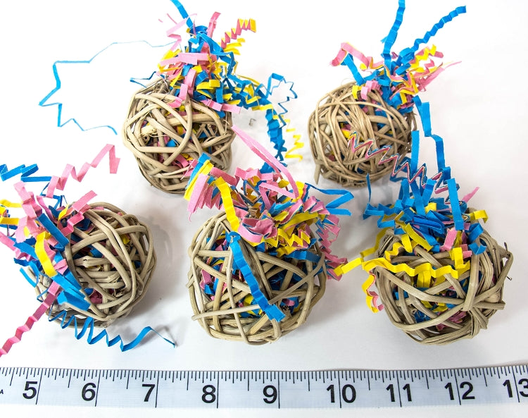 Mini Stuffed Crinkle Ball by Cheep Thrills Bird Toys