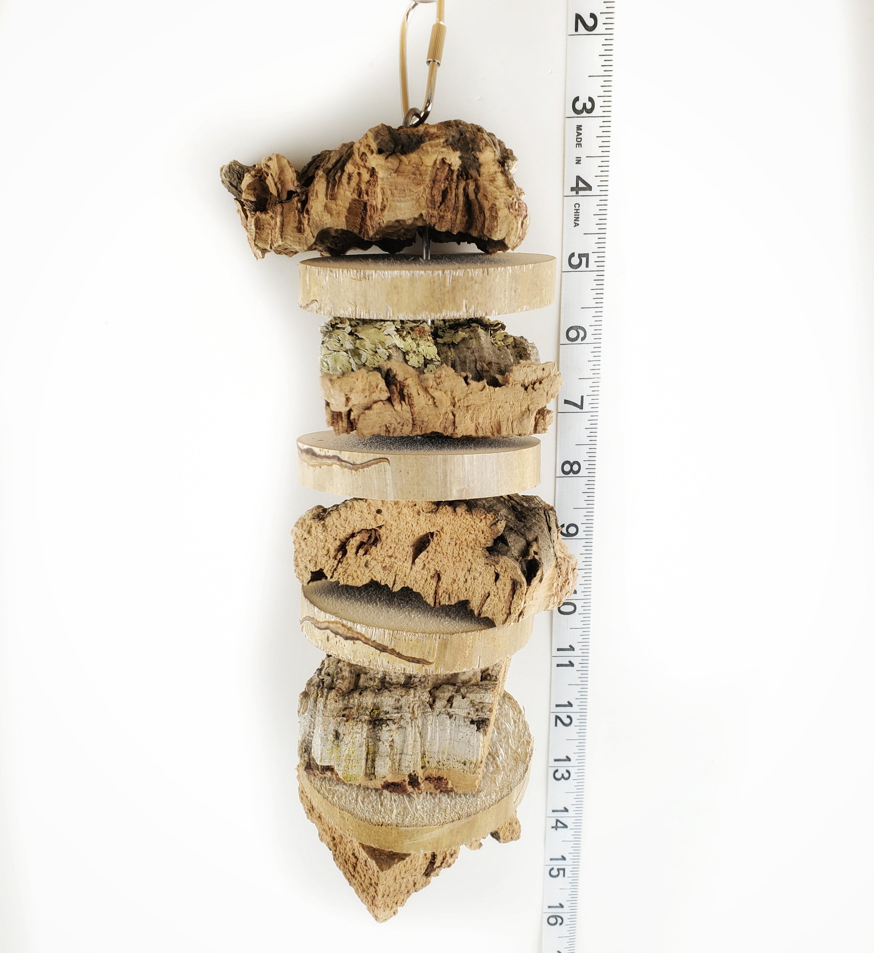 Yucca & Cork Stack - by Cheep Thrills Bird Toys